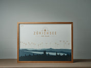 Panorama Wood Map - Bernese Oberland